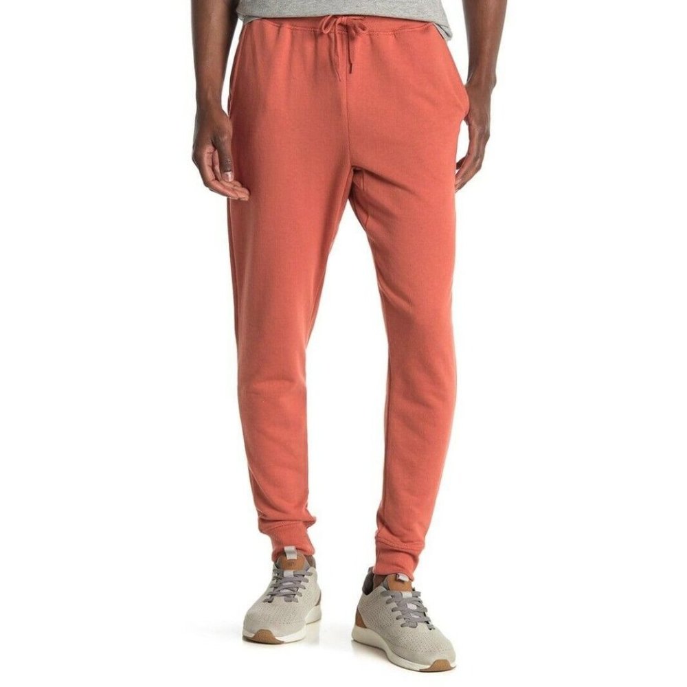 NWT Men's Large Richer Poorer Drawstring Lounge Joggers. Color: Coral